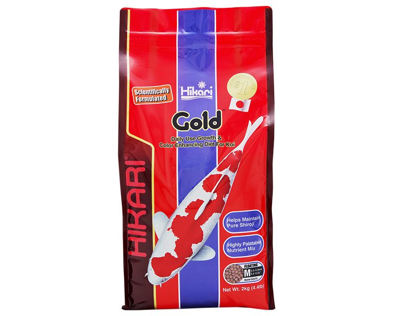 Hikari Gold Color Enhancing Koi Food - Medium Pellet image 0