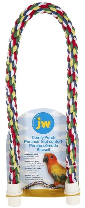 JW Pet Flexible Multi-Color Comfy Rope Perch 32" image 0