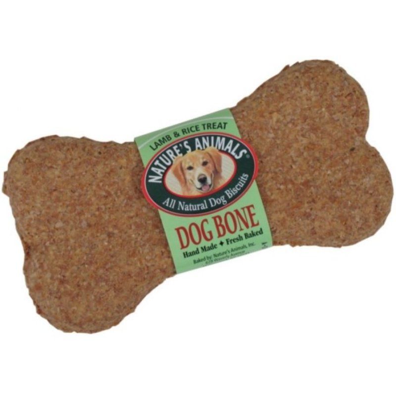 Natures Animals All Natural Dog Bone - Lamb & Rice Flavor image 0