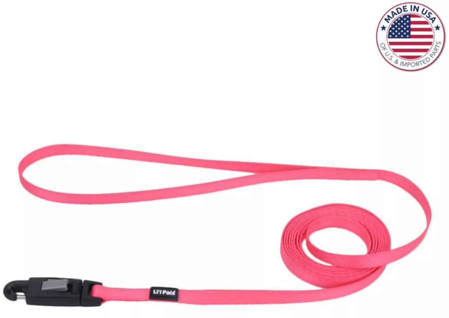 Li'l Pals Nylon Lead - Neon Pink image 0