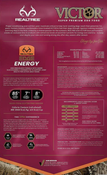 Victor Realtree Edge Energy Dry Dog Food image 1