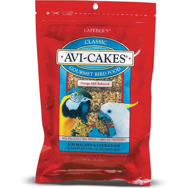 Lafeber Classic Avi-Cakes Gourmet Macaw & Cockatoo Food image 0