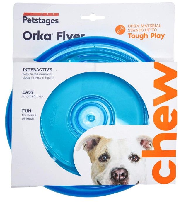 Petstages Orka Flyer Chew Toy for Dogs image 0