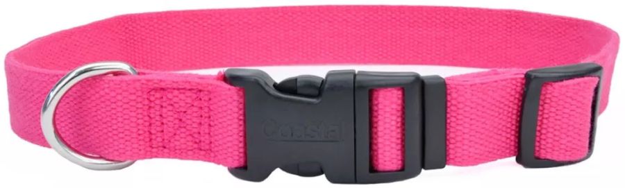 Coastal Pet New Earth Soy Adjustable Dog Collar Fuchsia image 0