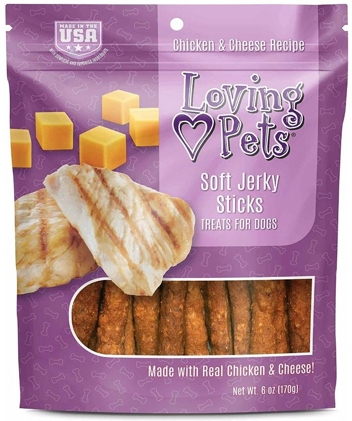 Loving Pets Soft Jerky Sticks Cheese Flavor image 0