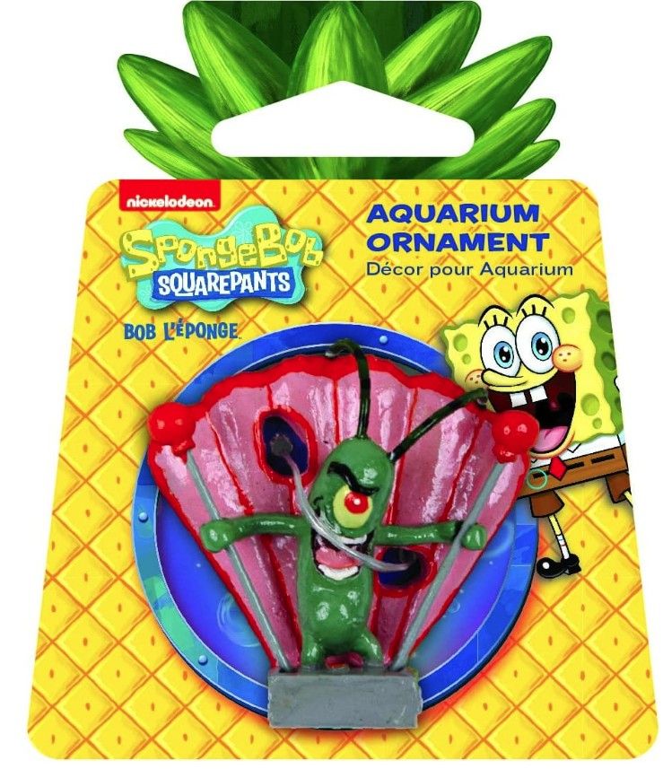 Spongebob Plankton Aquarium Ornament image 0