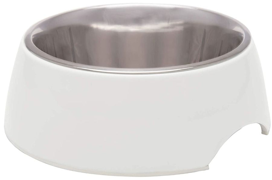 Loving Pets Ice White Retro Bowl image 0