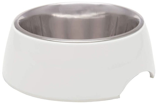 Loving Pets Ice White Retro Bowl image 0