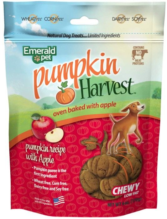 Emerald Pet Pumpkin Harvest Oven Baked Dog Treats with Apple image 0