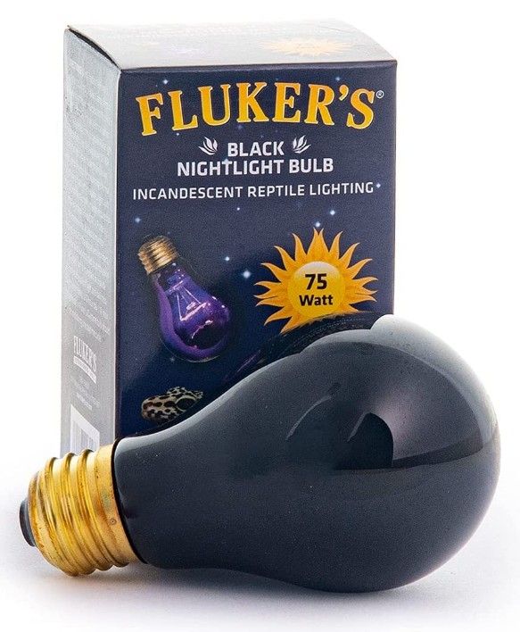 Flukers Black Nightlight Incandescent Bulb image 0