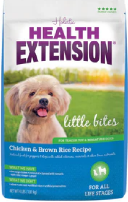 Health Extension Little Bites Chicken and Brown Rice Dry Dog Food image 0