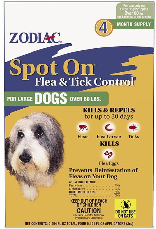 Zodiac Spot on Flea & Tick Controller for Dogs image 0