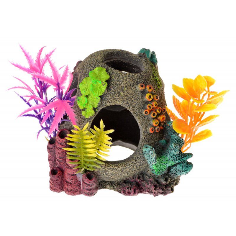 Exotic Environments Sunken Orb Floral Ornament image 0