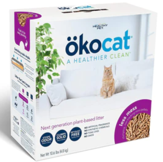Healthy Pet Okocat Clumping Wood Litter for Long Hair Breeds image 0