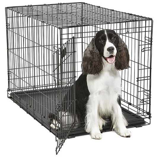 MidWest Contour Wire Dog Crate Single Door image 0