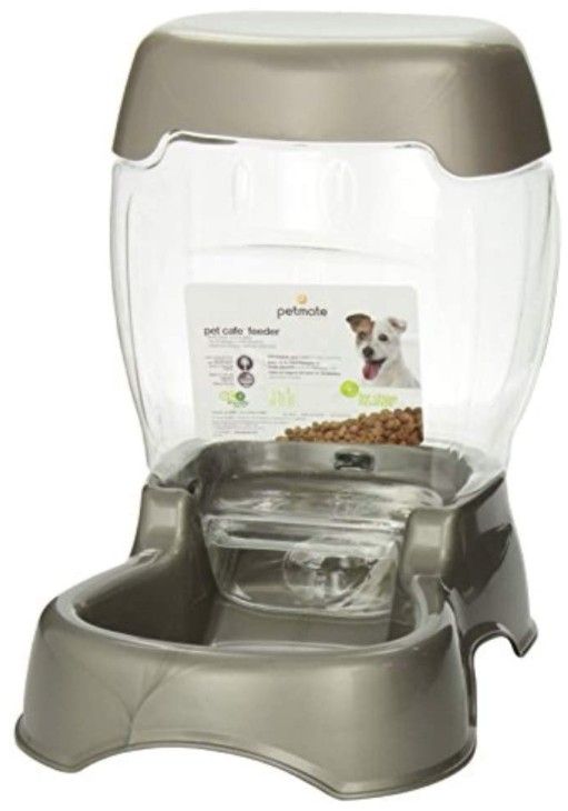 Petmate Pet Cafe Feeder Pearl Tan image 0
