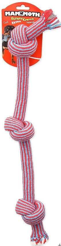 Mammoth Braids 3 Knot Tug Dog Toy image 0