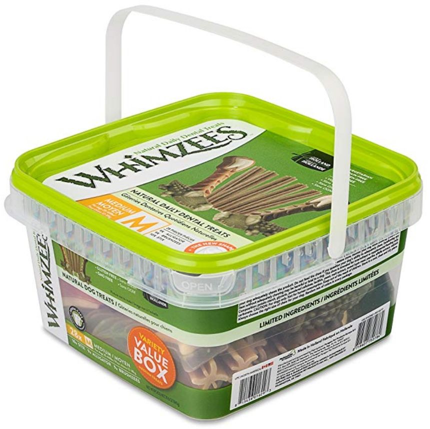 Whimzees Dog Dental Chew Medium Variety Packs image 0
