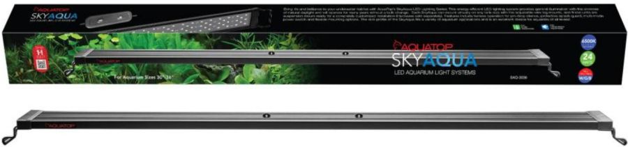 Aquatop SkyAqua LED Aquarium Light Fixture 6500K image 0