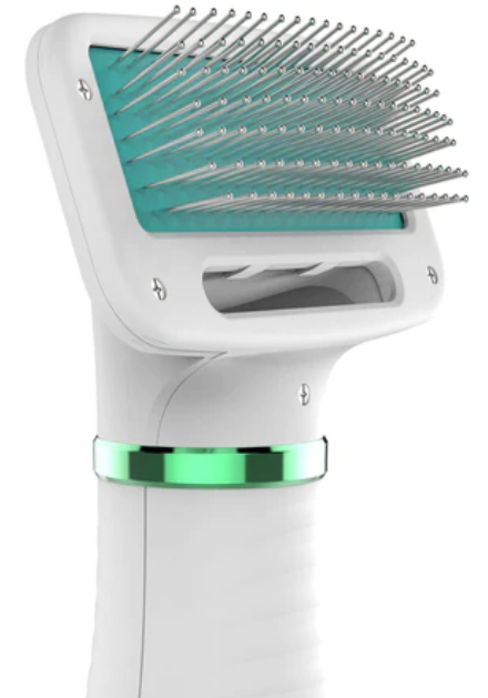 Pet Life ® 'Aero-Groom' 2-in-1 Electronic Pet Dryer and Pin Brush image 1