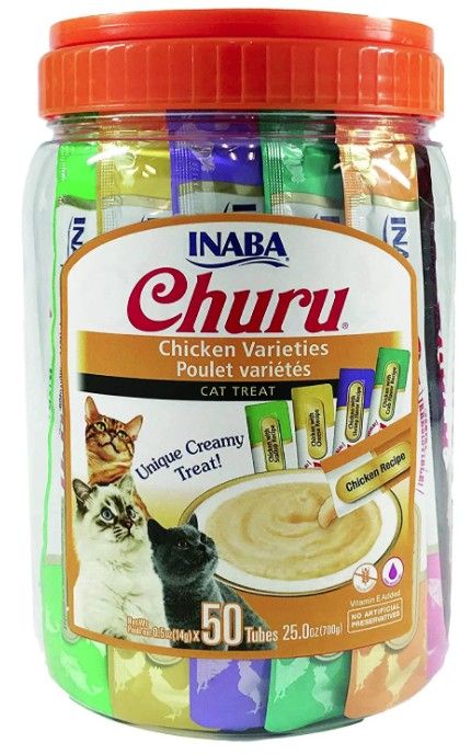 Inaba Churu Chicken Varieties Creamy Cat Treat image 0