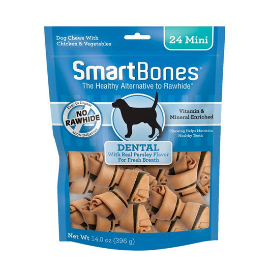 SmartBones Dental Bones - Chicken & Vegetable Dog Chews image 0