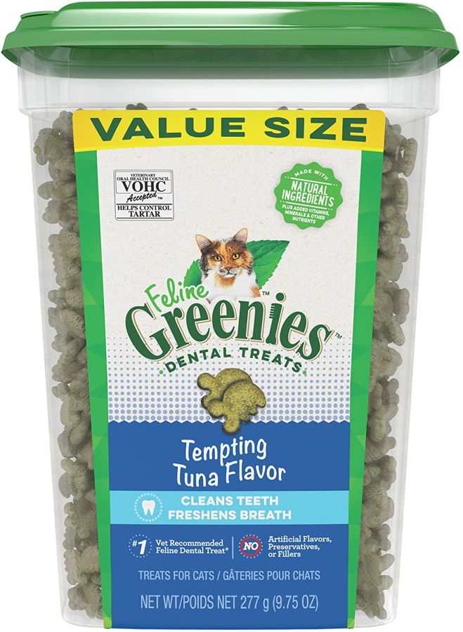Greenies Feline Dental Treats Tempting Tuna Flavor image 0