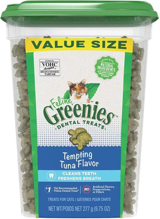 Greenies Feline Dental Treats Tempting Tuna Flavor image 0