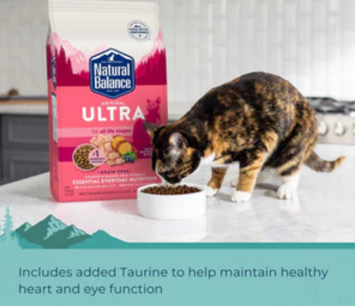 Natural Balance Original Ultra Senior Chicken & Salmon Dry Cat Food Formula 15lb image 3
