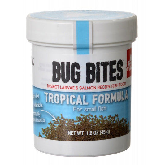 Fluval Bug Bites Tropical Formula Granules for Small Fish image 0