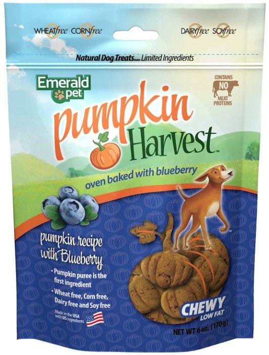 Emerald Pet Pumpkin Harvest Oven Baked Dog Treats with Blueberry image 0
