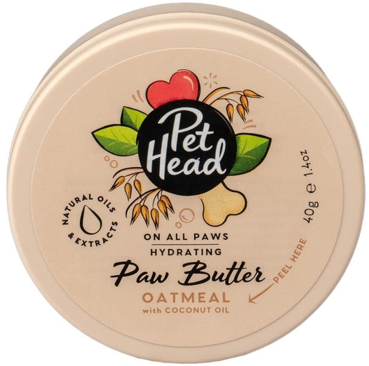 Pet Head Hydrating Paw Butter for Dogs Oatmeal with Coconut Oil image 0