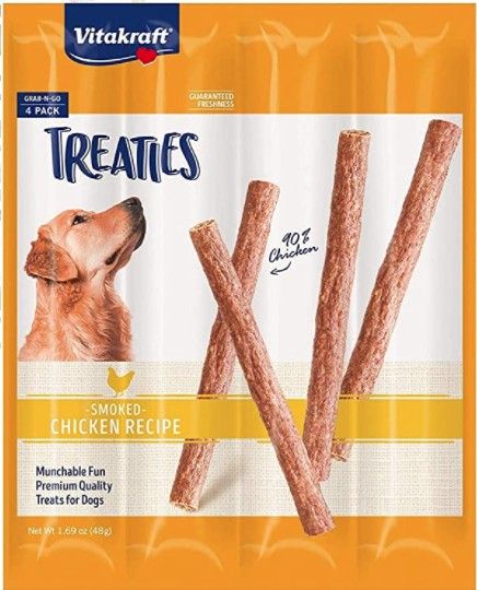 VitaKraft Treaties Smoked Chicken Grab-n-Go Dog Treats image 0