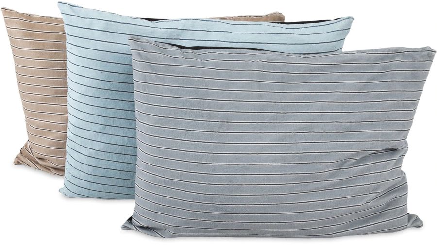 PetMate Aspen Pet Classic Stripe Pillow Bed Assorted Colors image 0