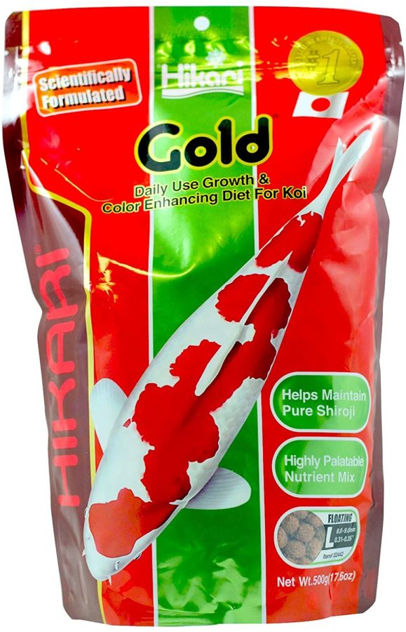 Hikari Gold Color Enhancing Koi Food - Large Pellet image 0