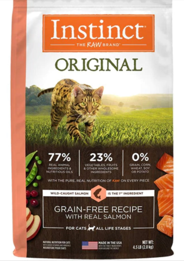 Instinct Original Grain Free Recipe with Real Salmon Natural Dry Cat Food image 0
