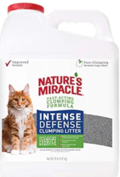 Nature's Miracle Intense Defense Clumping Cat Litter - 20 Lbs image 0