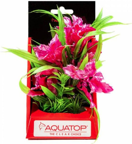 Aquatop Vibrant Passion Aquarium Plant Rose image 0